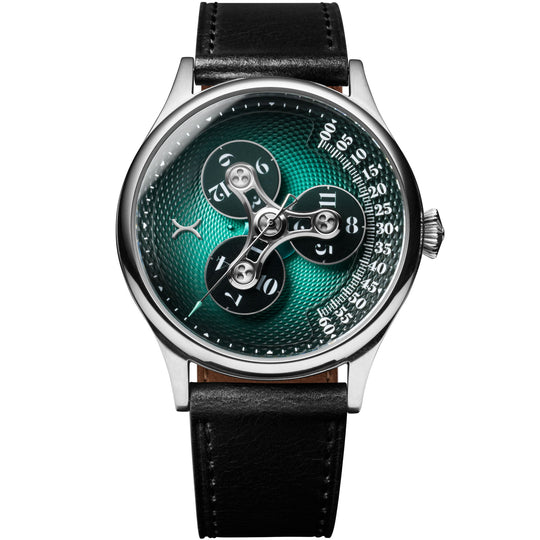 Triptych II Automatic Wandering Hour Emerald