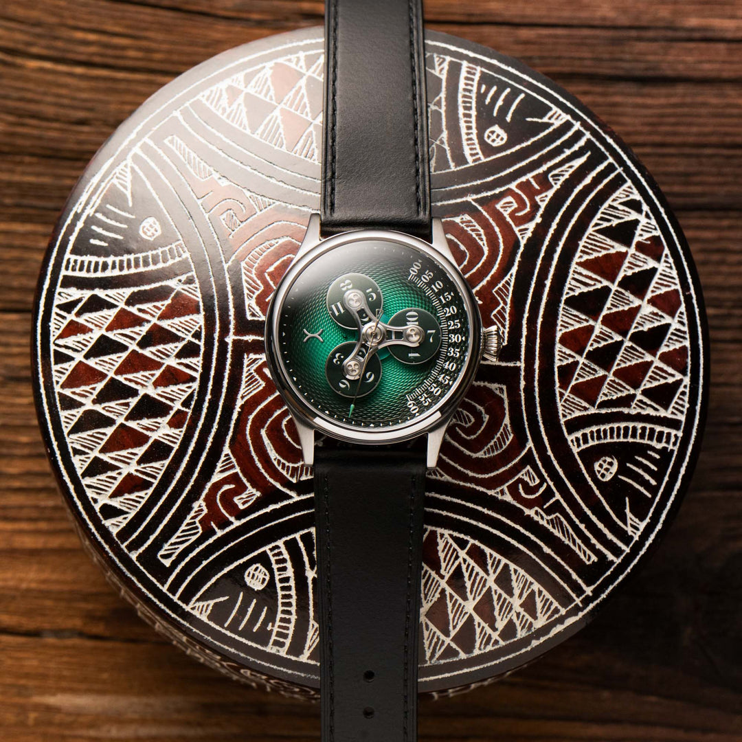 Triptych II Automatic Wandering Hour Emerald