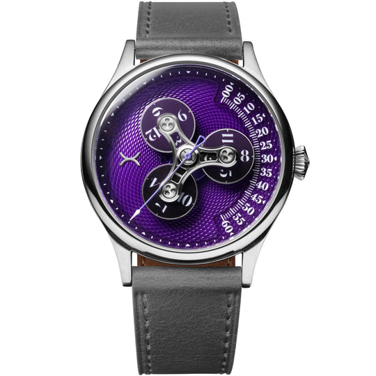 Triptych II Automatic Wandering Hour Purple