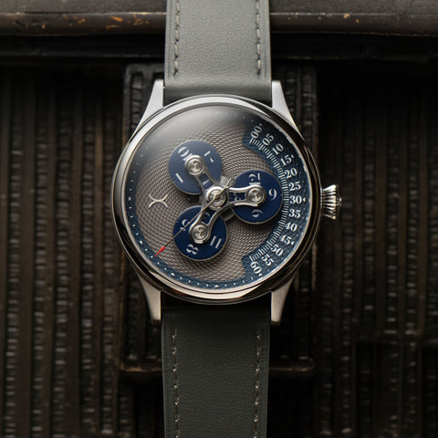 Triptych II Automatic Wandering Hour Slate Blue featured image