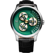 Triptych Automatic Wandering Hour Emerald