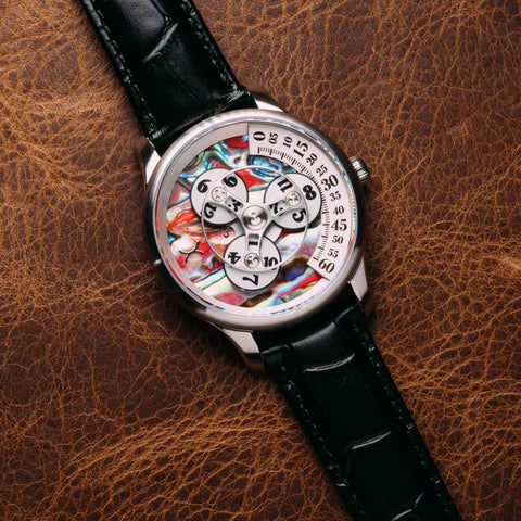 Triptych Automatic Prototype Red Abalone White featured image