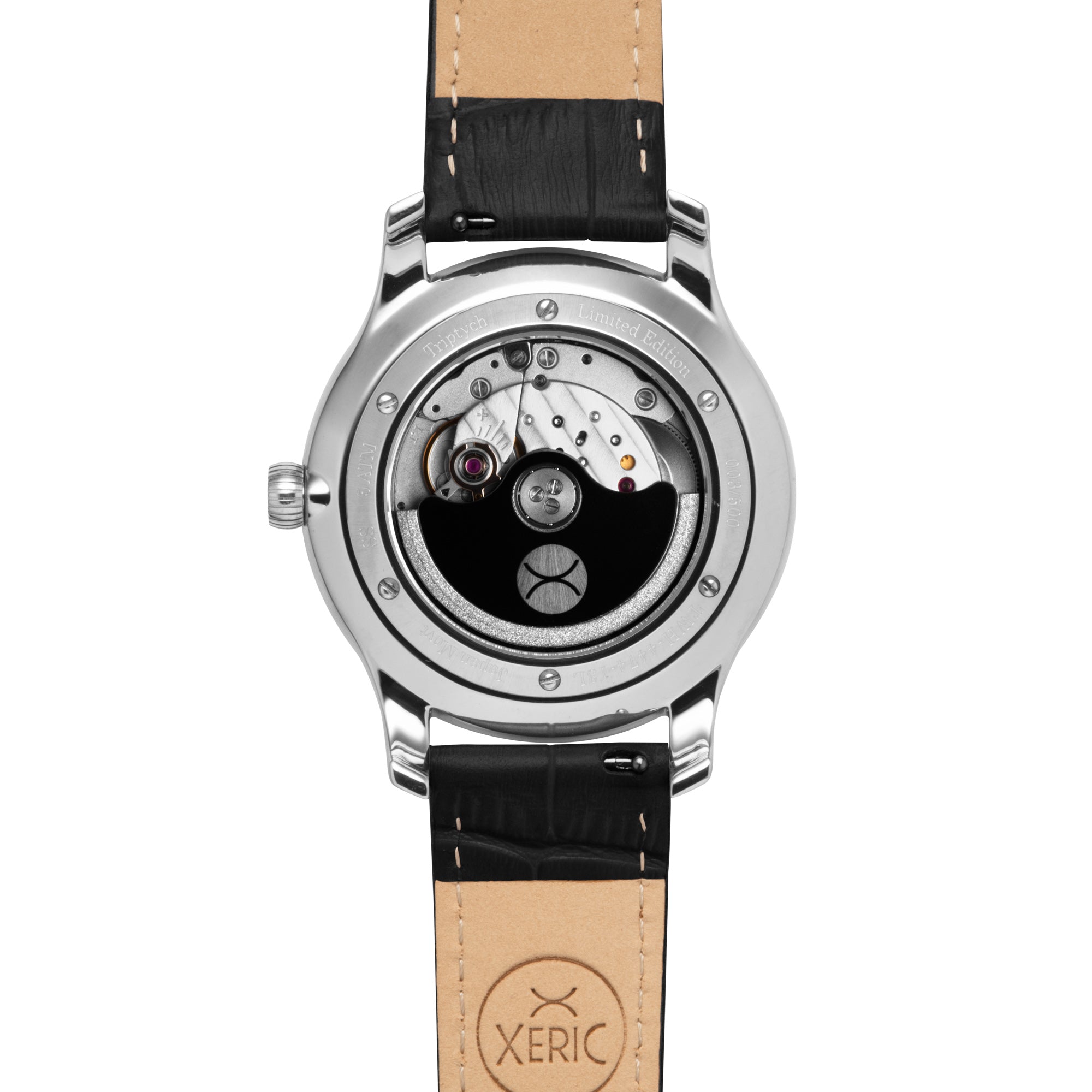 Triptych Automatic Wandering Hour Steel Black | Xeric.com – Xeric