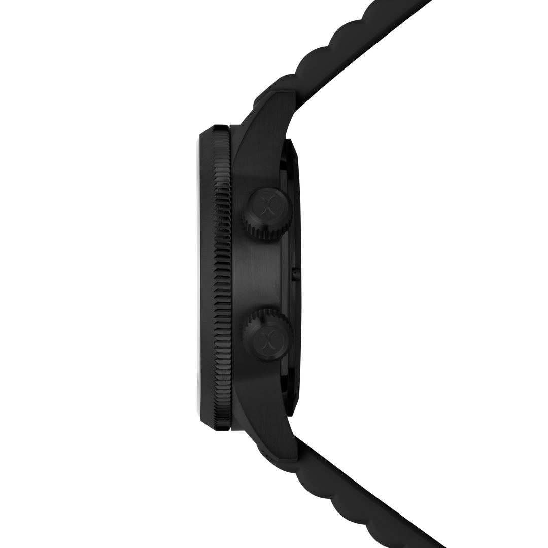 Vendetta II Automatic Wandering Hour Black Cyan Lume