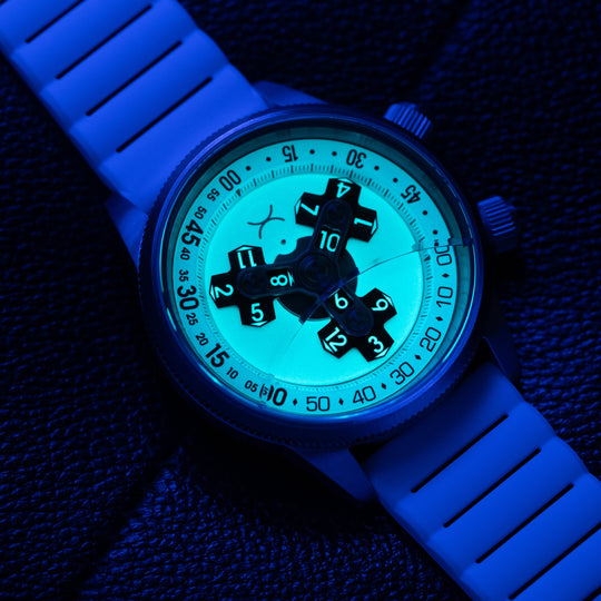 Vendetta II Automatic Wandering Hour Whiteout Lume