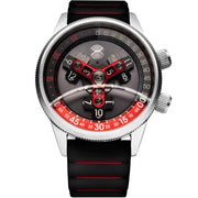 Vendetta II Automatic Wandering Hour Black Gray Red