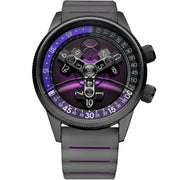 Vendetta II Automatic Wandering Hour Gunmetal Purple