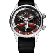 Vendetta II Automatic Wandering Hour Oxblood Black