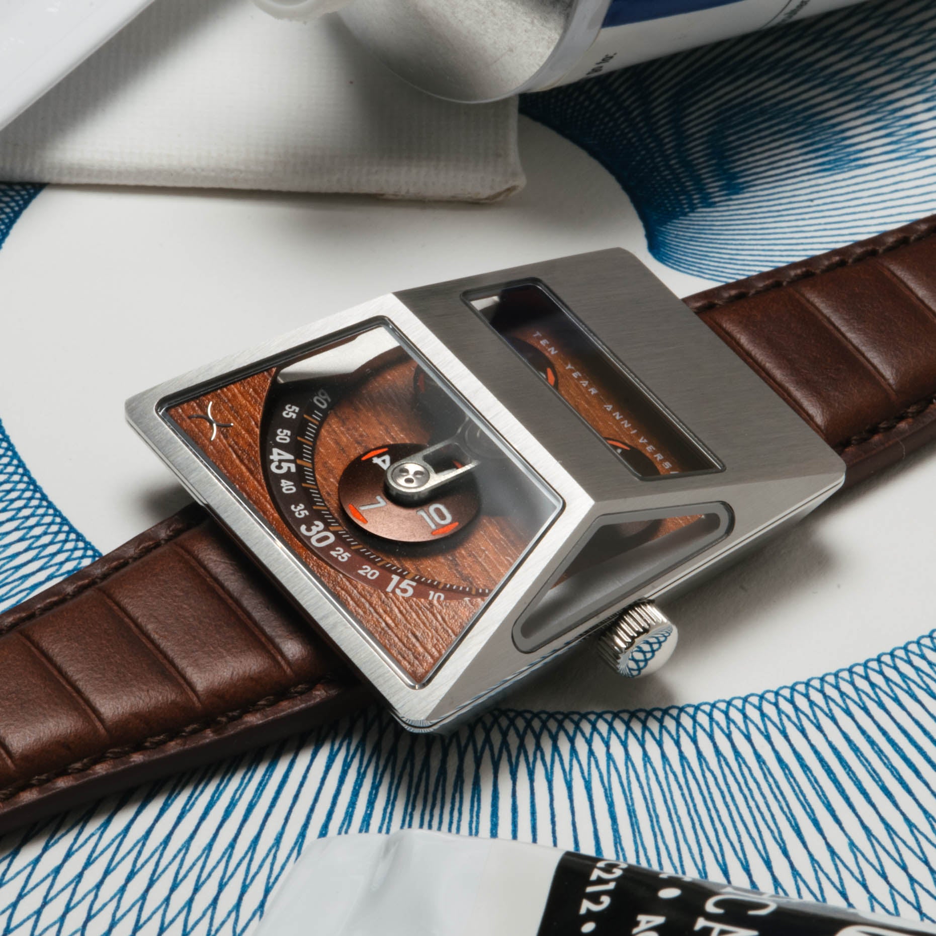 Vendetta X Automatic Brown Rosewood | Xeric.com – Xeric Watches