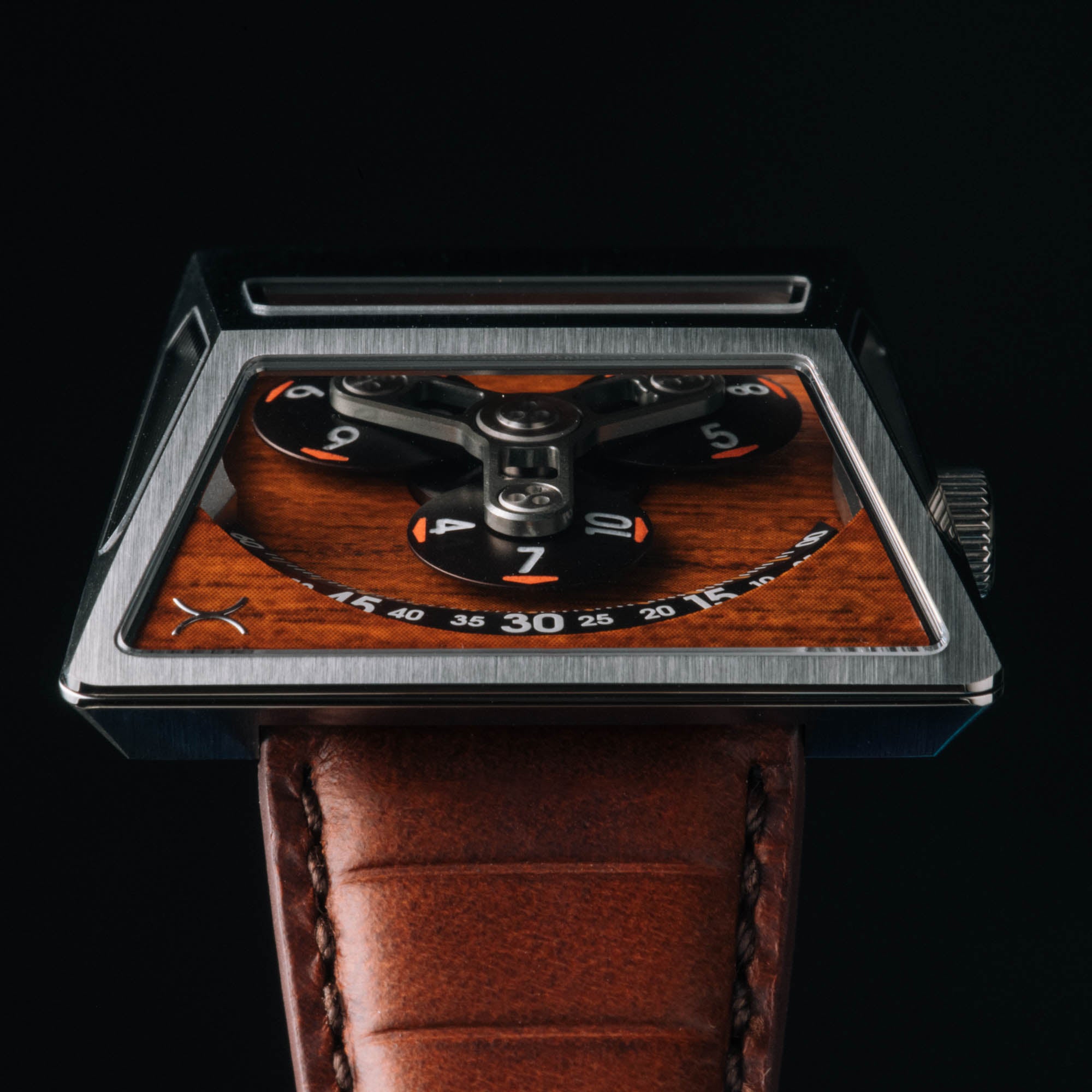 Vendetta X Automatic Brown Rosewood | Xeric.com – Xeric Watches