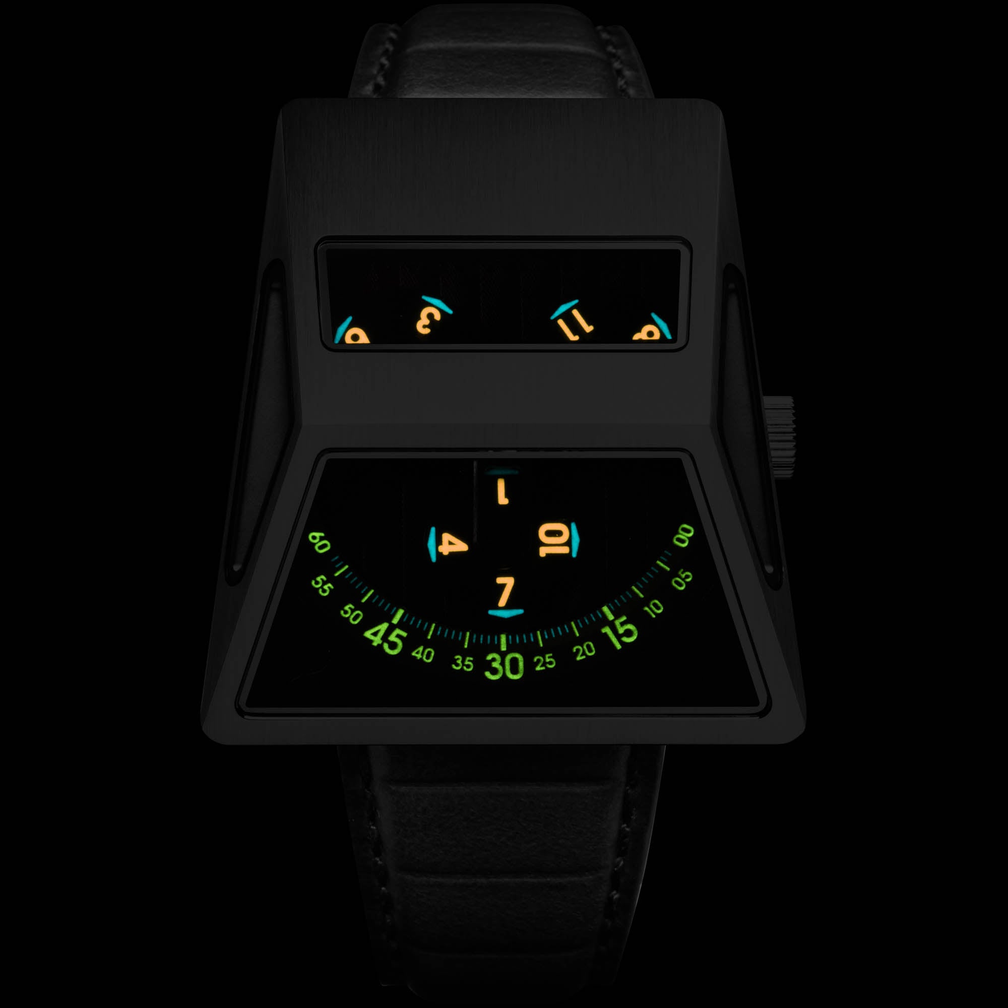 Vendetta X Automatic Gunmetal Orange | Xeric.com – Xeric Watches