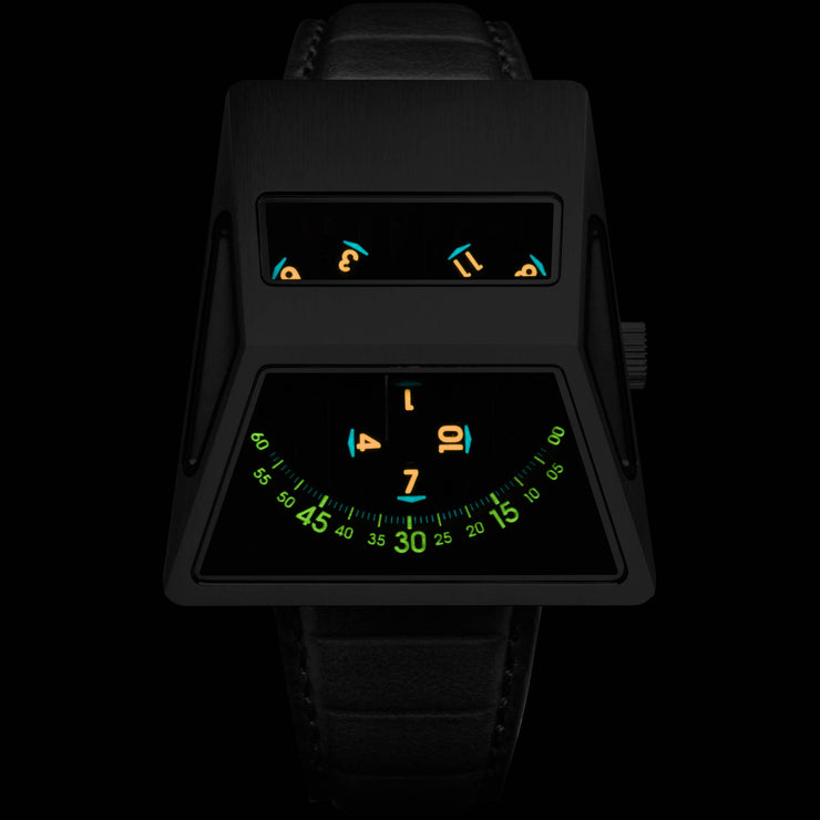 Vendetta X Automatic Gunmetal Orange