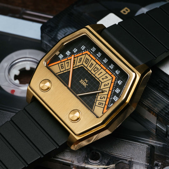 Volta Double Retrograde Gold Black