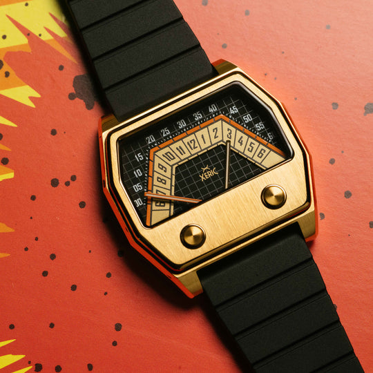 Volta Double Retrograde Gold Black