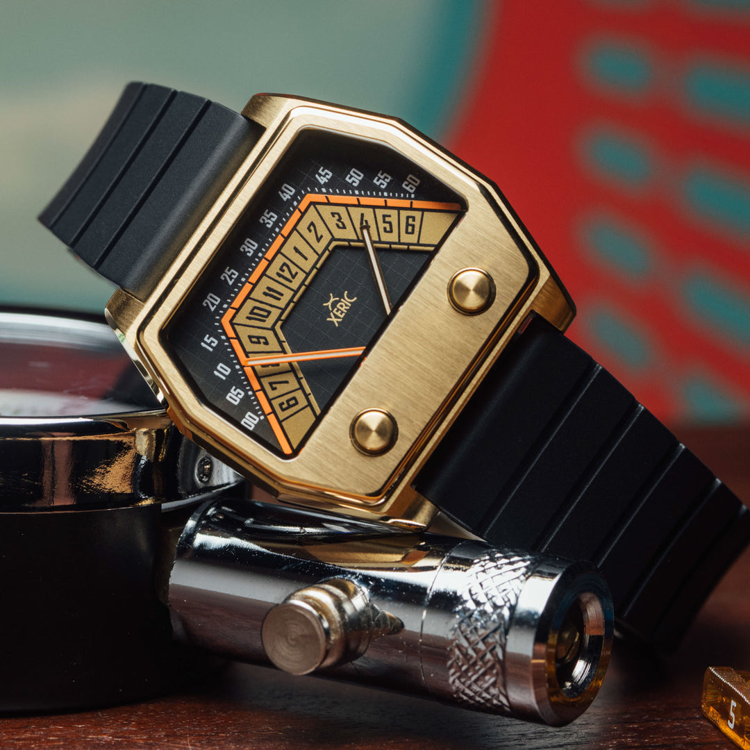 Volta Double Retrograde Gold Black