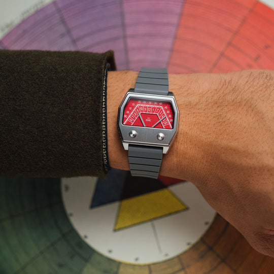 Volta Double Retrograde Gray Red