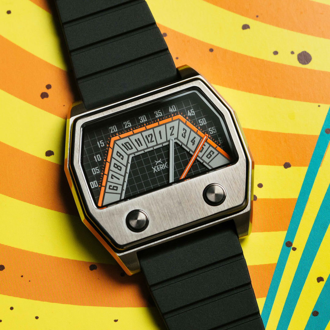 Volta Double Retrograde Gunmetal Orange