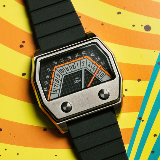 Volta Double Retrograde Gunmetal Orange