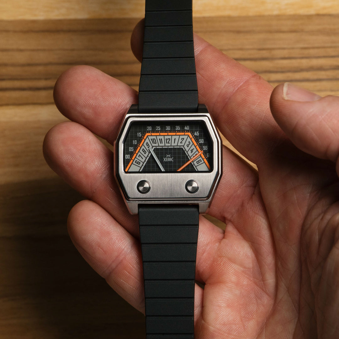 Volta Double Retrograde Gunmetal Orange
