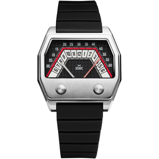 Volta Double Retrograde Silver Black Red