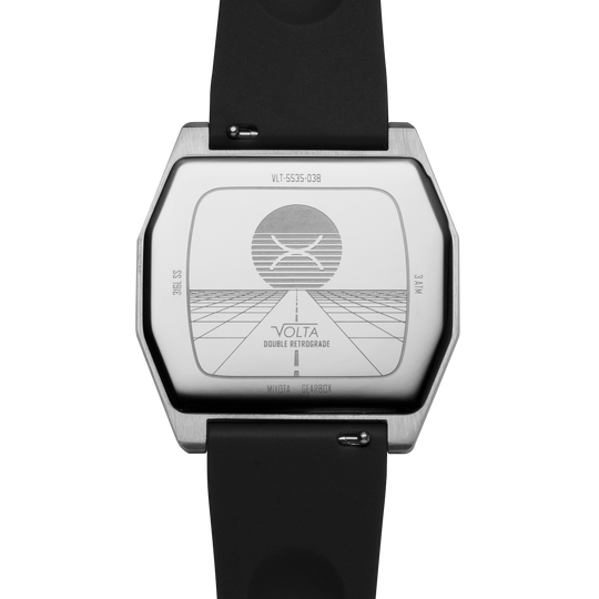Volta Double Retrograde Silver Black Red