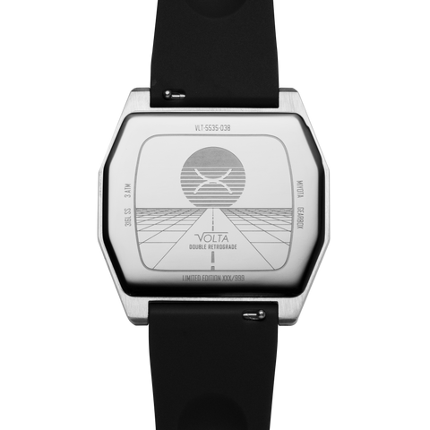 Volta Double Retrograde Silver Black Red featured image