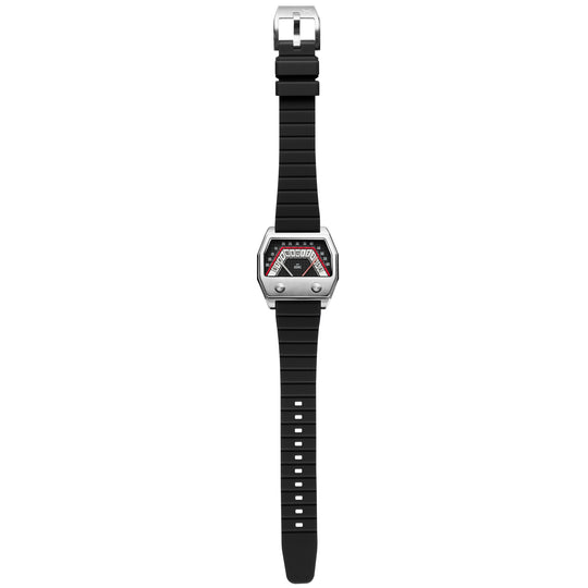 Volta Double Retrograde Silver Black Red