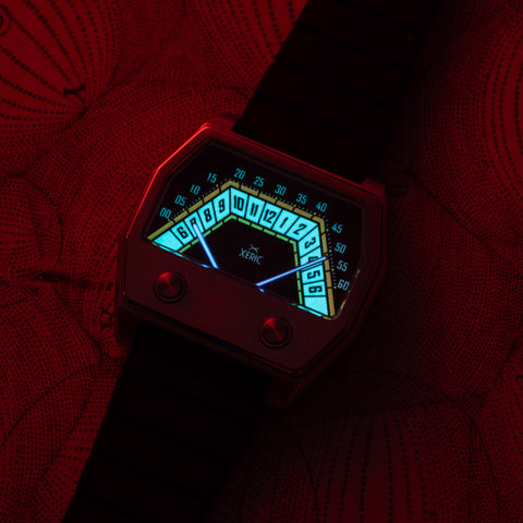 Volta Double Retrograde Silver Black Red featured image