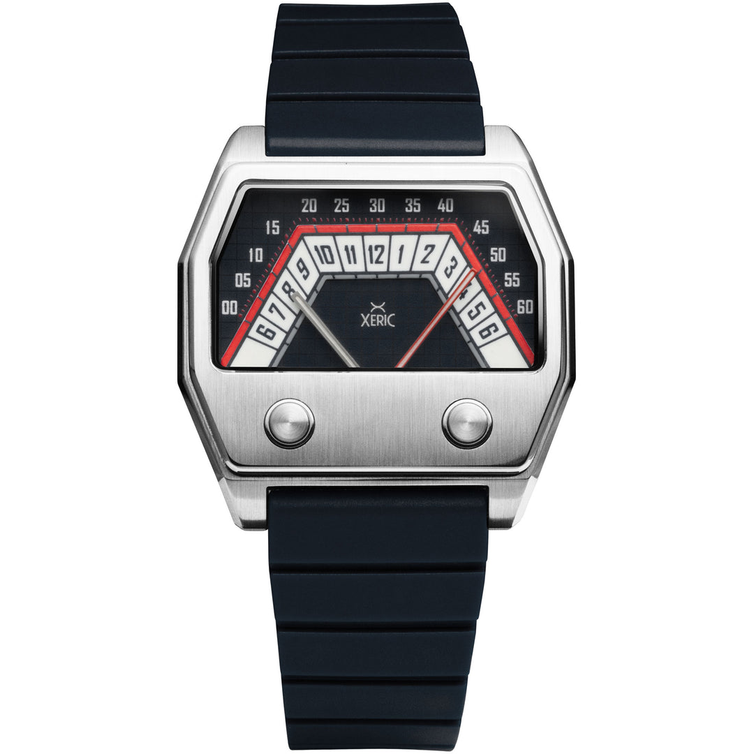 Volta Double Retrograde Silver Black Red