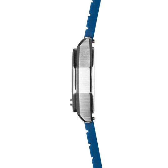 Volta Double Retrograde Silver Blue