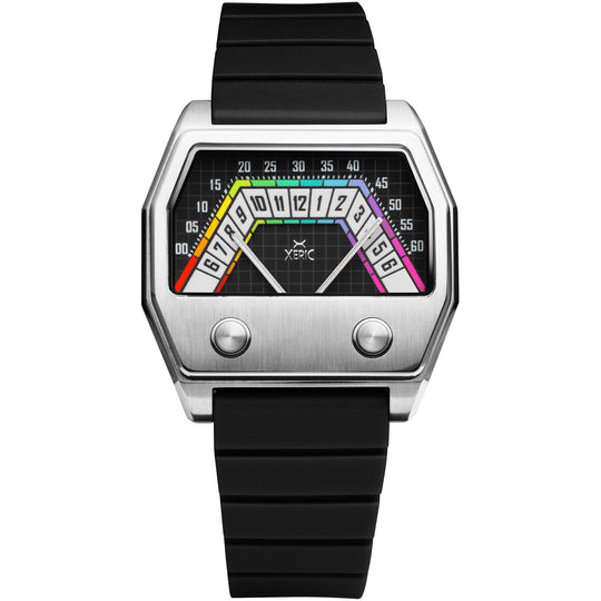 Volta Double Retrograde Silver Prism