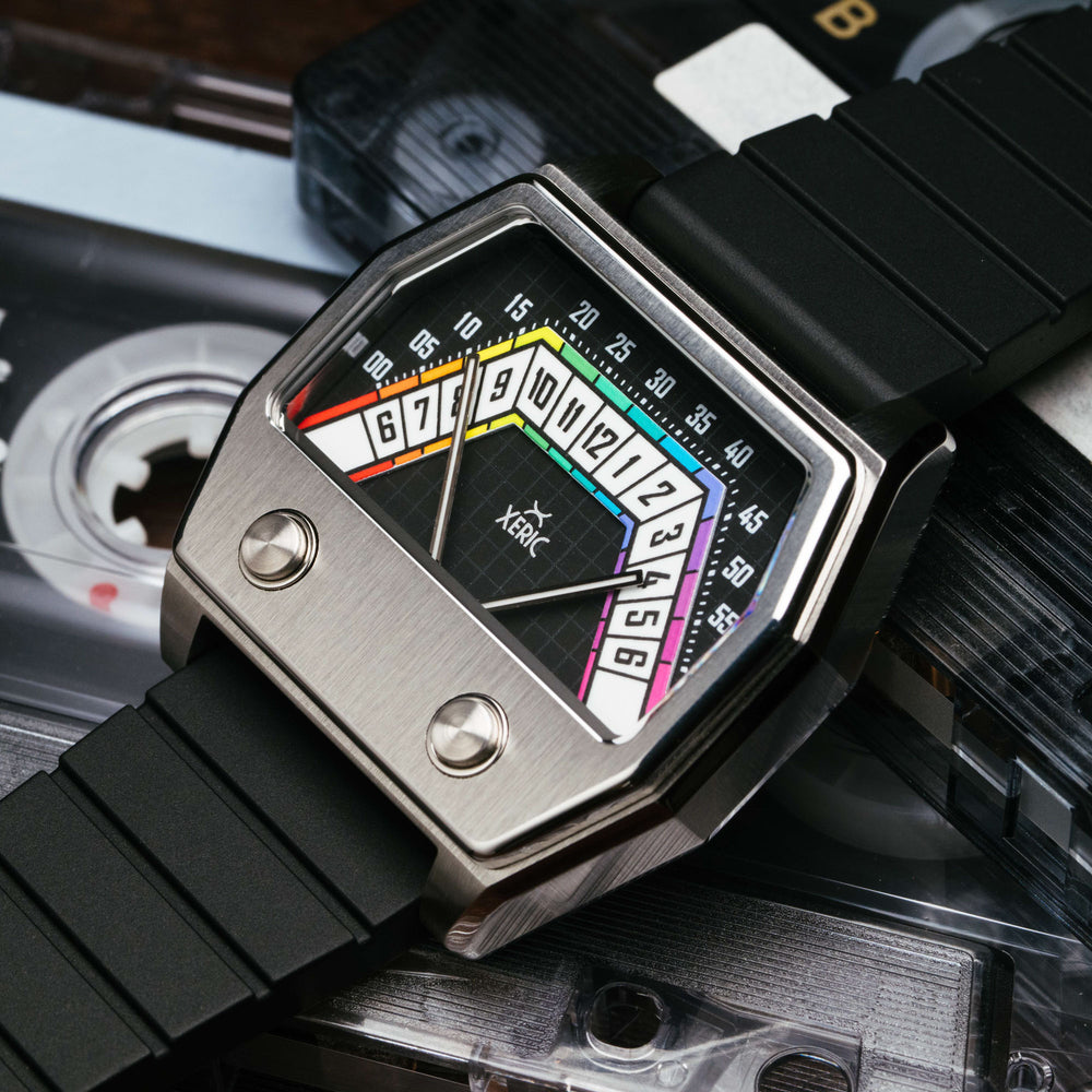 Volta Double Retrograde Silver Prism