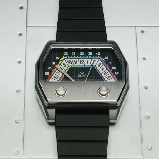 Volta Double Retrograde Silver Prism
