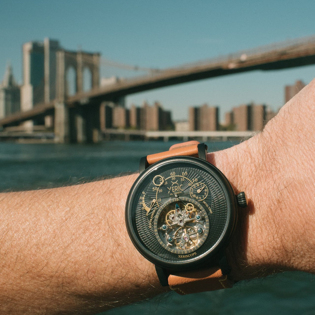 感謝の声続々！ Tan Black Automatic Xeriscope Xeric | Watches Xeric – Xeric.com 時計