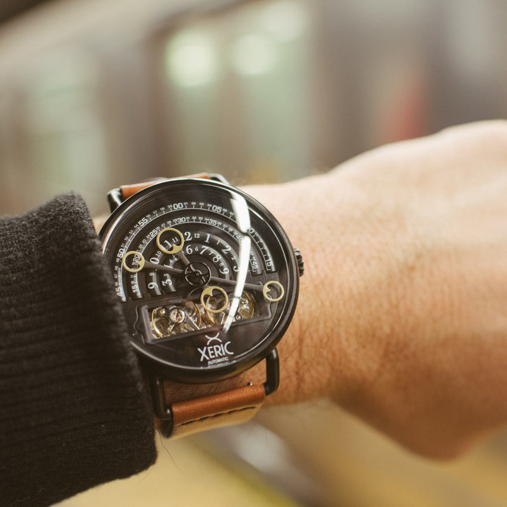 Halograph Automatic Black Tan