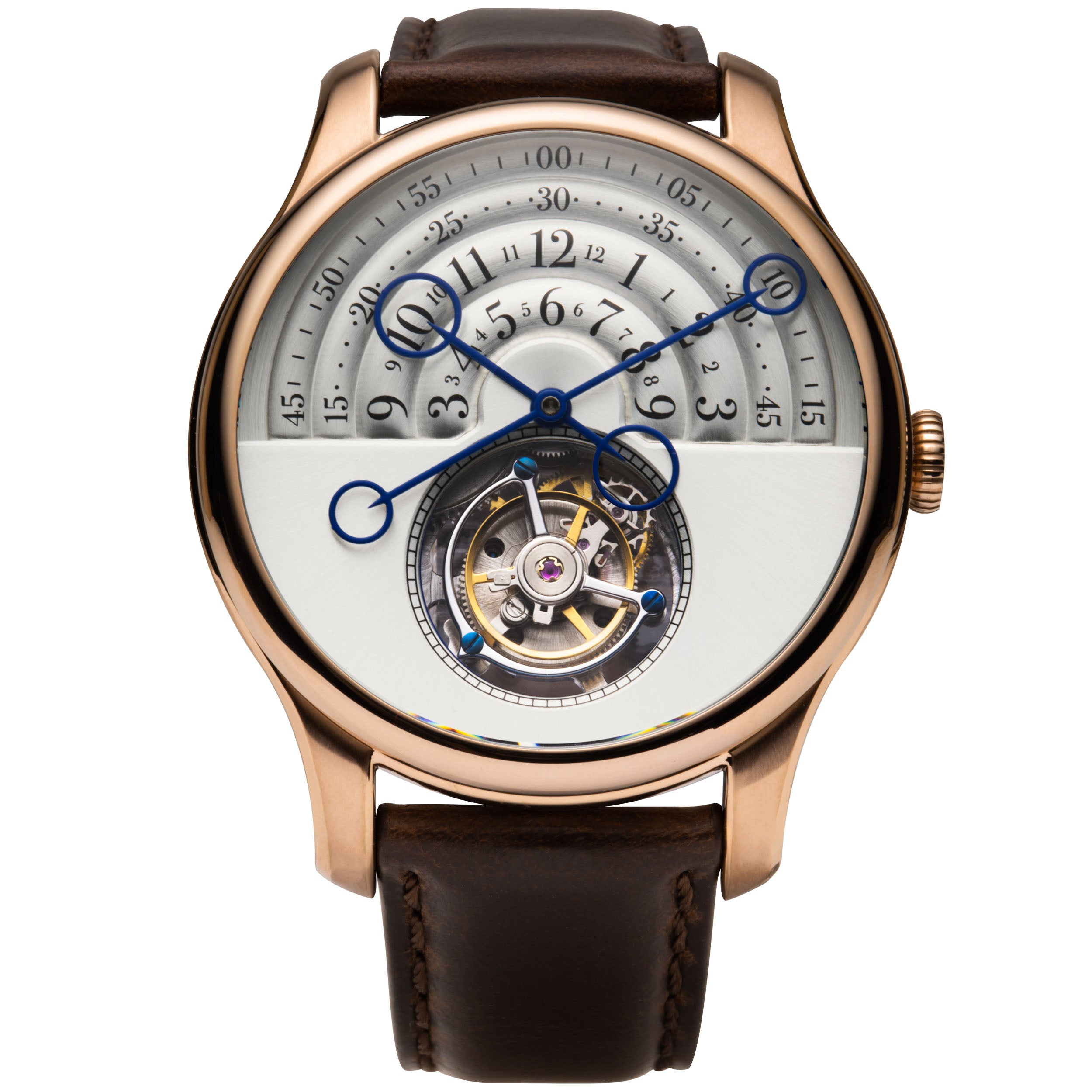 Halograph Tourbillon Collector's Edition Rose Gold Silver | Xeric.com ...