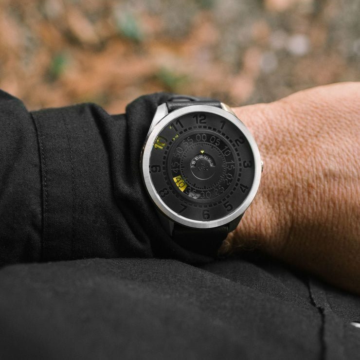 Xeric Cypher Automatic Tritium Black Yellow Limited Edition
