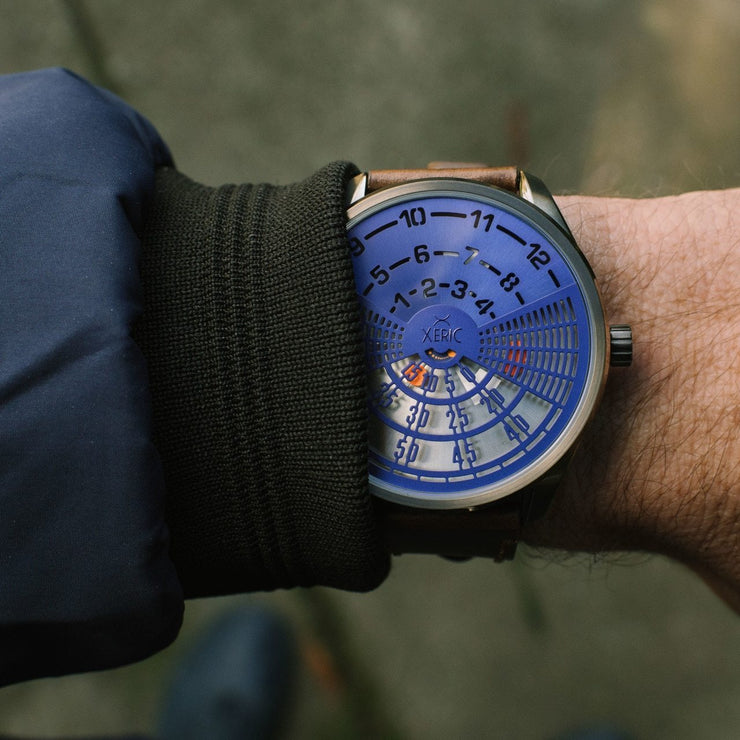Xeric Decypher Automatic Blue Orange Limited Edition