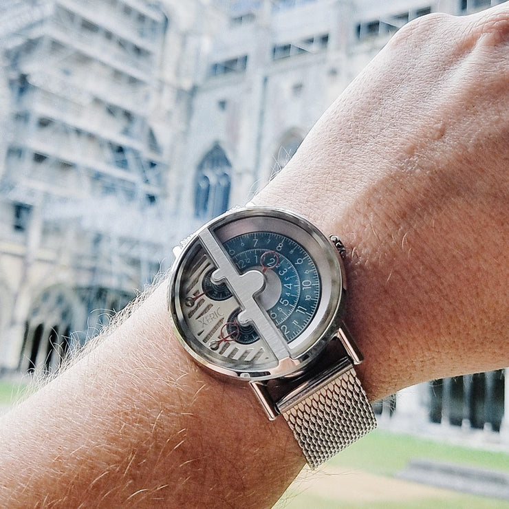 Xeric Soloscope RQ Blue Silver Mesh