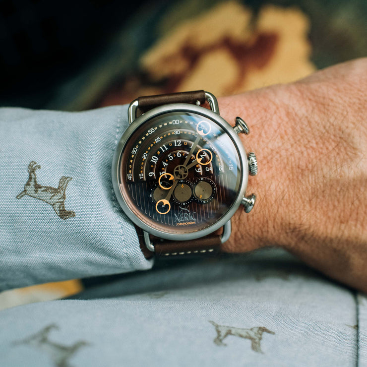 Halograph Chrono Sapphire Silver Root Beer