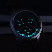 Vendetta Automatic Wandering Hour Silver Brown