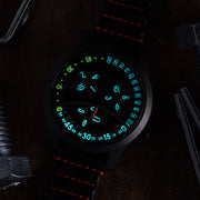 Vendetta Automatic Wandering Hour All Black Red