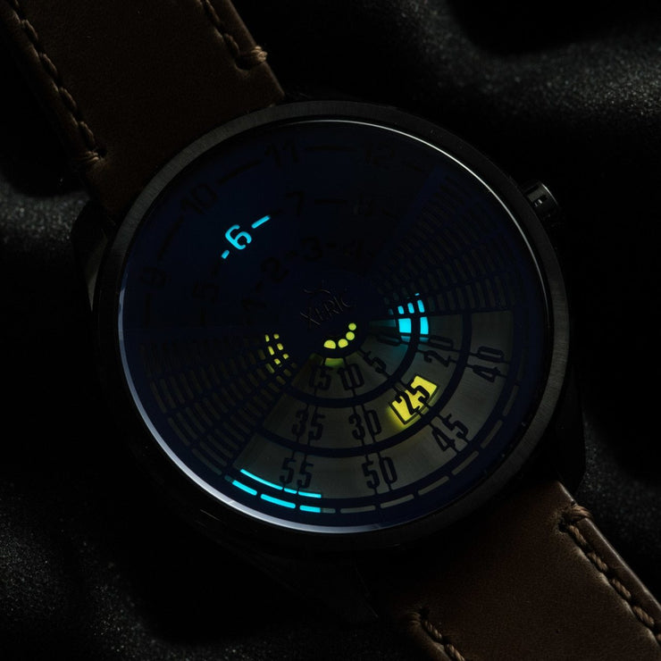 Xeric Decypher Automatic Blue Orange Limited Edition