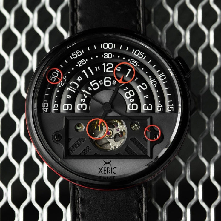 Xeric Halograph II Automatic Black Red Limited Edition
