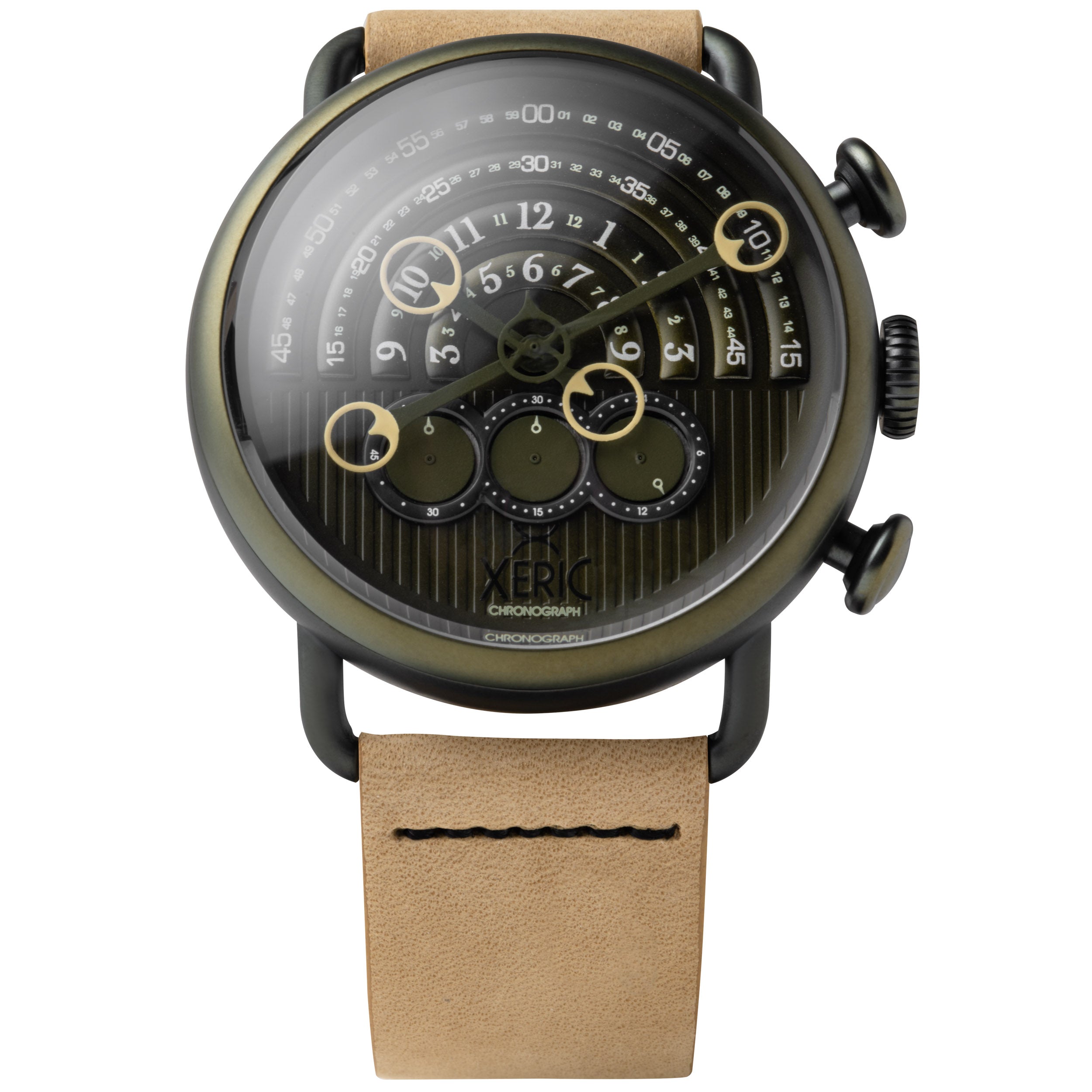 Halograph Chrono Sapphire Army | Xeric.com – Xeric Watches