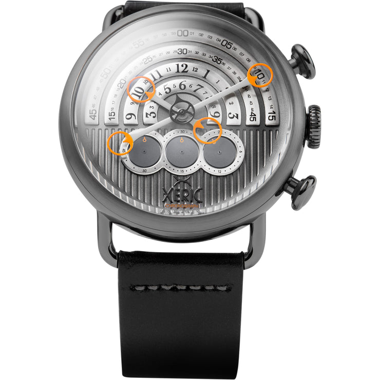 Halograph Chrono Sapphire Gunmetal Orange