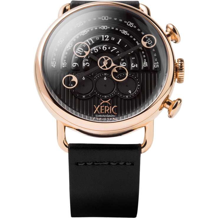 Halograph Chrono Sapphire Rose Gold Black