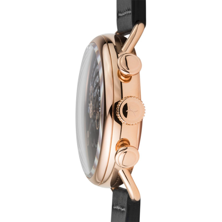 Xeric Halograph Chrono Sapphire Rose Gold Black