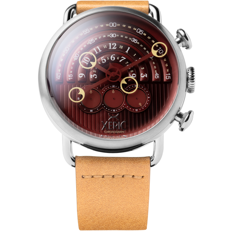 Halograph Chrono Sapphire Silver Oxblood