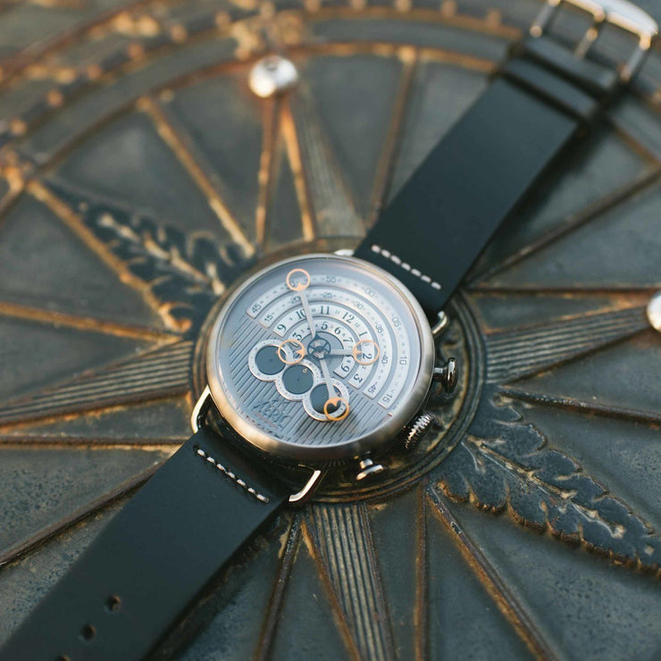 Xeric Halograph Chrono Sapphire Gunmetal Orange | Xeric.com – Xeric Watches